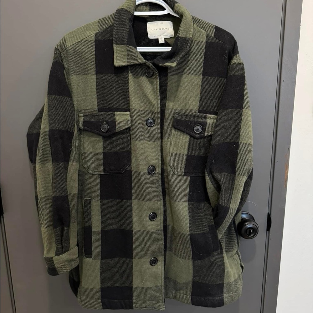 Lucky Brand Plaid Jacket